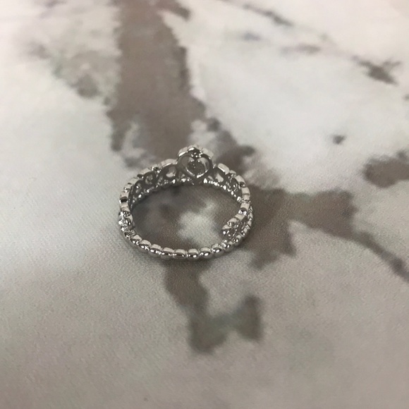 Princess crown ring silver plated - Picture 4 of 4